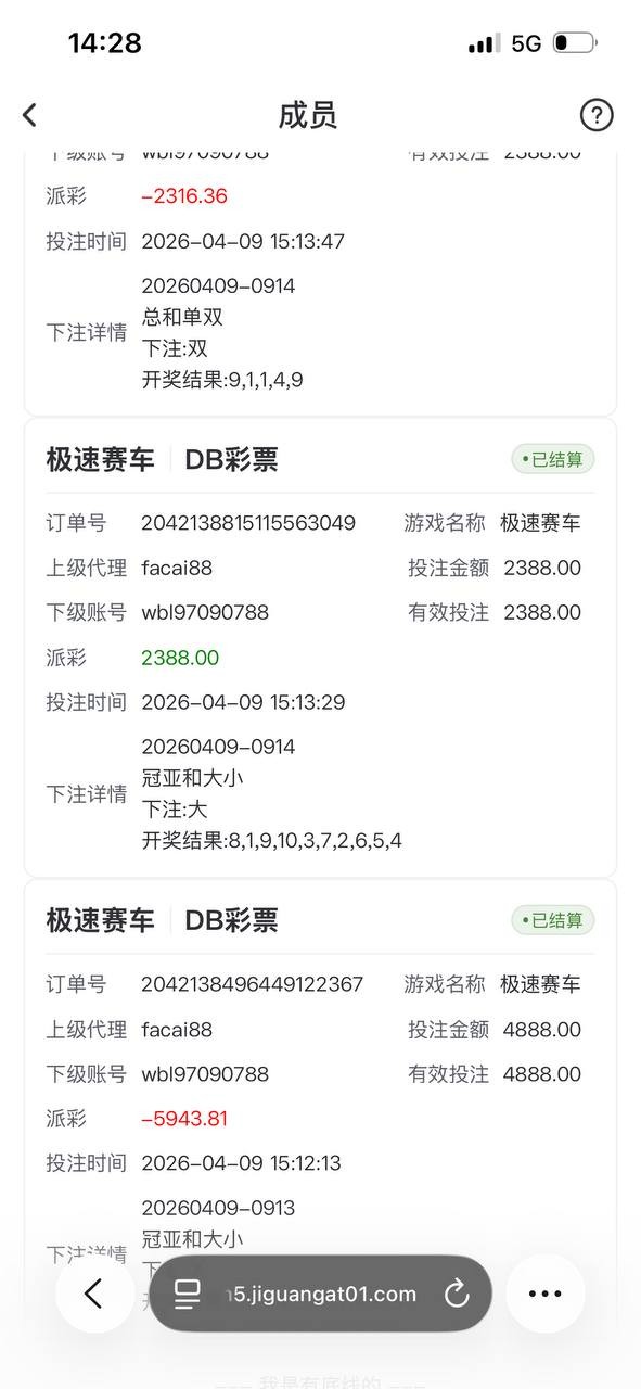 曝光极光体育,风控给出的结果是:新用户下注手法打负盈利嫌疑。请问查到了,同场馆,同台子同期下注嘛?